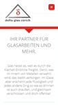 Mobile Screenshot of delta-glas.ch